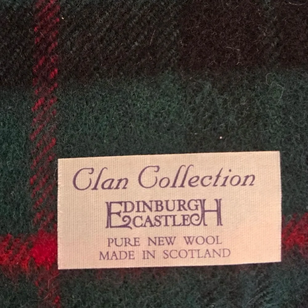 Armstrong Scottish Tartan Plaid Wool Scarf Scotland Clan Collection Lambswool